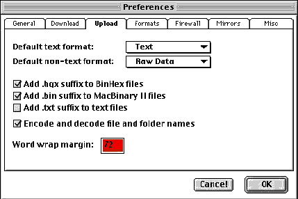 Fetch Preferences